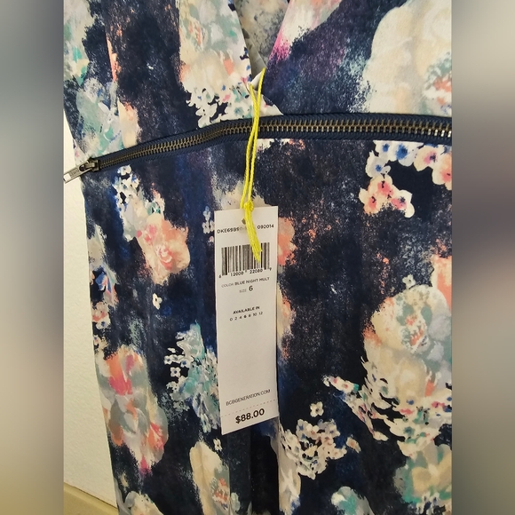 BCBGGENERATION Blue night mult size 6  dress - Picture 5 of 8